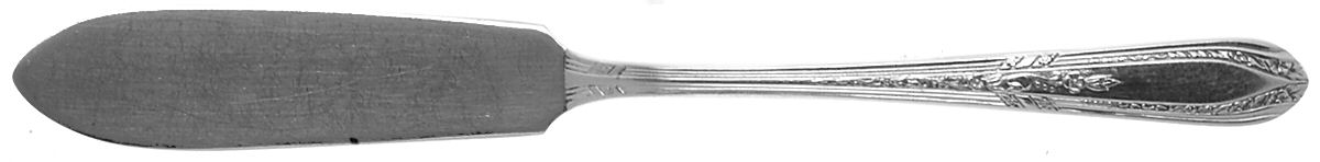 UNF923 (Sterling) Flat Handle Master Butter Knife by Unknown Mfg Silver-1