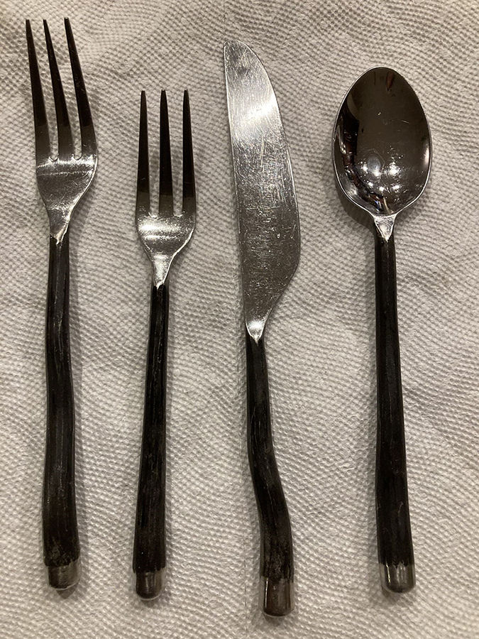 UNF985 (Stainless) Individual Salad Fork by Unknown Mfg Silver-1