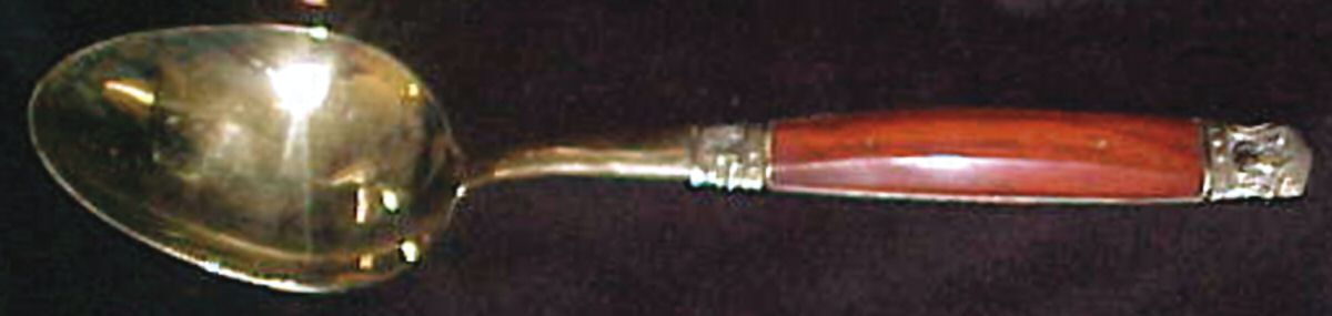 UNF994 (Bronzeware) Place/Oval Soup Spoon by Unknown Mfg Silver-1
