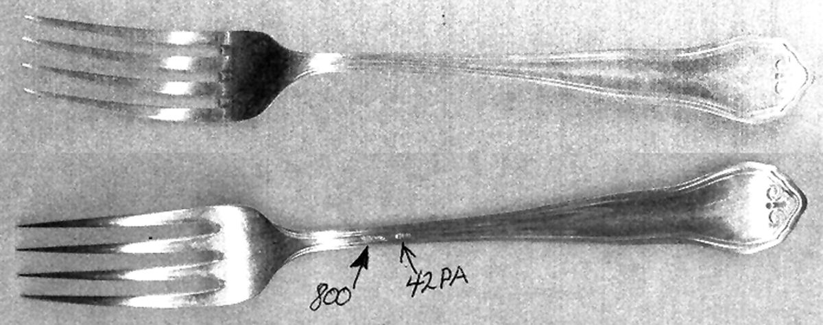 800-61 (Sterling) Fork by Unknown Mfg Silver-1
