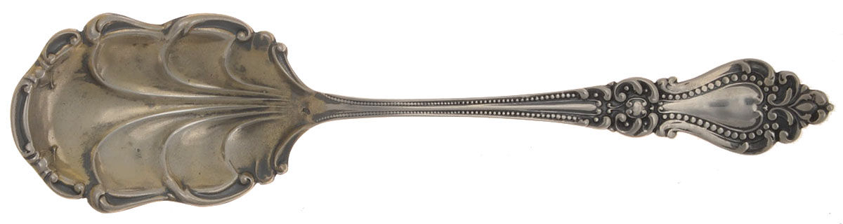FSG15 (Sterling) Sugar Shell Spoon by F S Gilbert-1