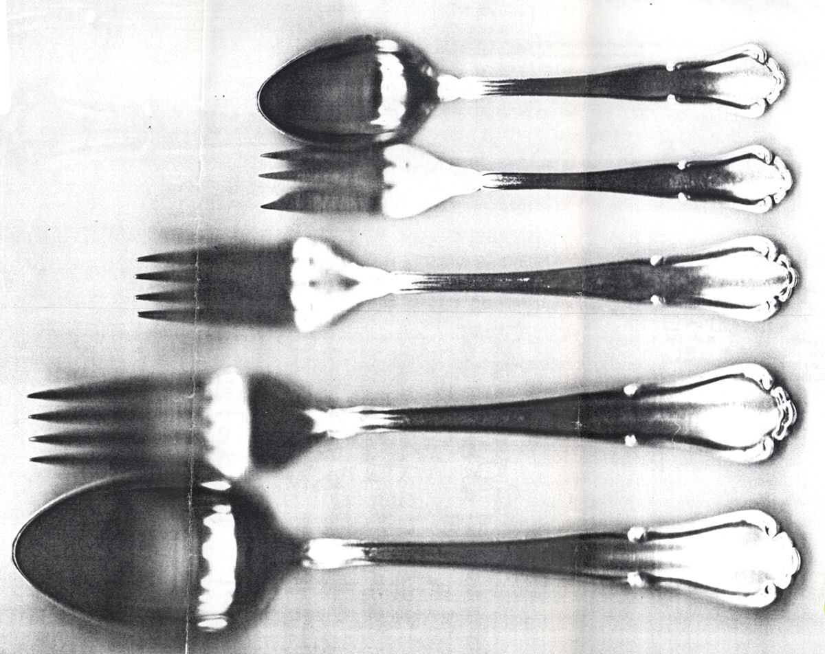 UNF721 (Silverplate) Fork by Unknown Mfg Silver-1