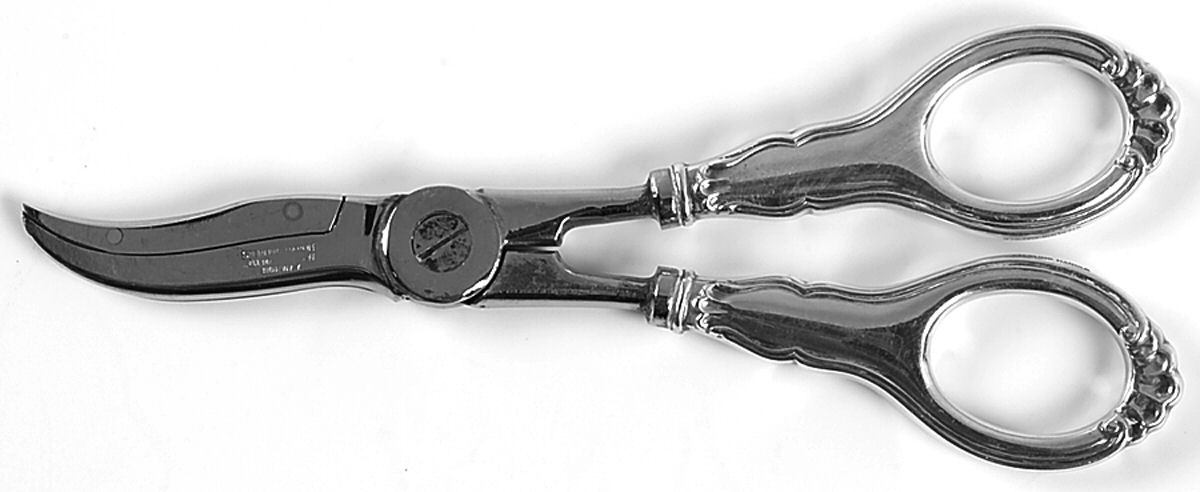 Norway Sterling Flatware Grape Shears with Hollow Handle by Unknown Mfg Silver-1