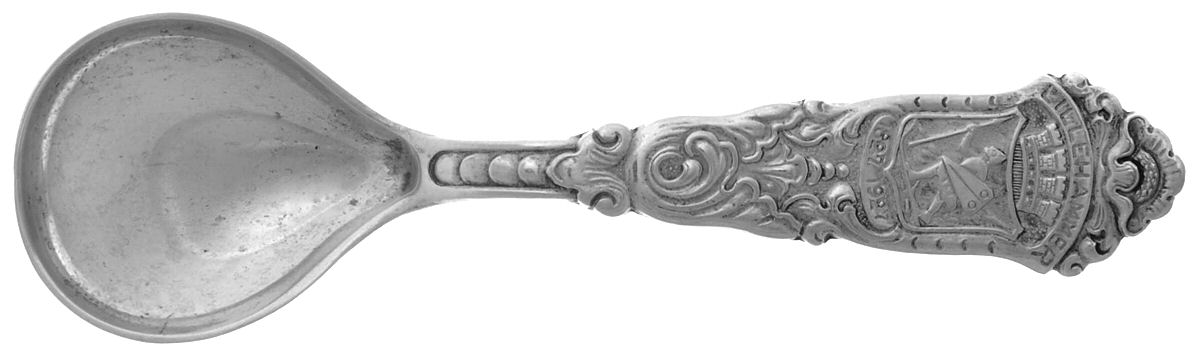 Norway Sterling Flatware Sugar Spoon by Unknown Mfg Silver-1