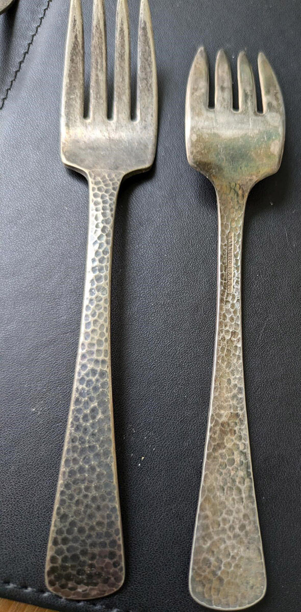 Hammered (Silverplate) Fork by Unknown Mfg Silver-1