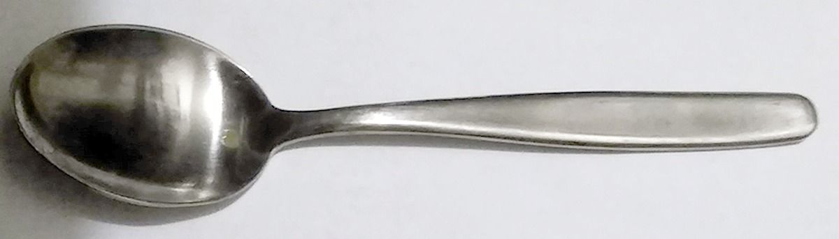 UNF1039 (Stainless) Straight Handle Baby Spoon by Unknown Mfg Silver-1