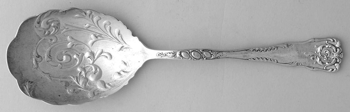 UNF1051 (Sterling) Preserve Spoon by Unknown Mfg Silver-1