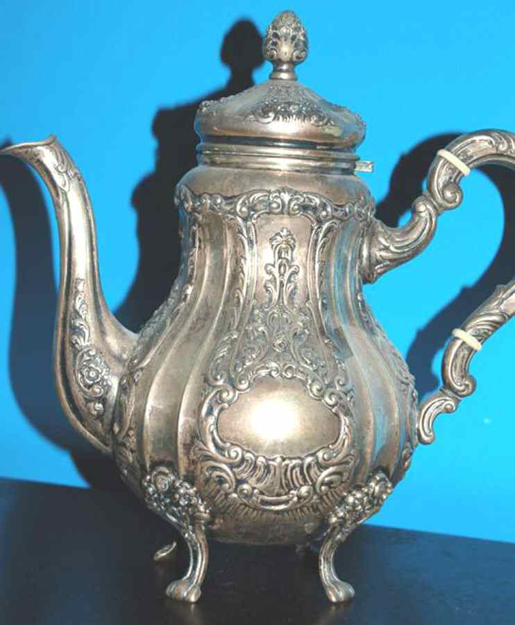 800-3 (Sterling, Hollowware) Coffee Pot by Unknown Manufacturer-1