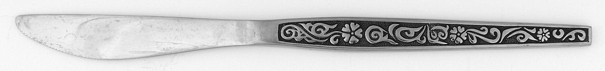 UNF1827 (Stainless) Modern Solid Knife by Unknown Mfg Silver-1