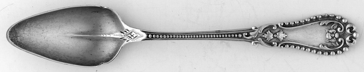UNF1075 (Sterling) Fruit/Orange Spoon by Unknown Mfg Silver-1