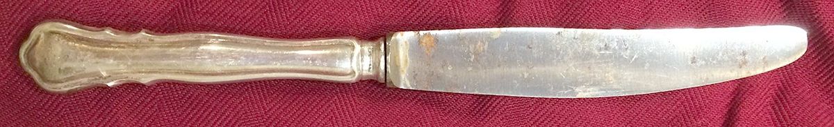 800-76 (Sterling) Modern Hollow Knife by Unknown Mfg Silver-1