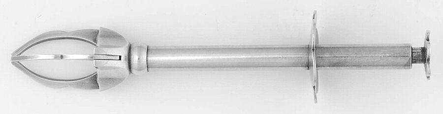 France Silverplate Flatware Large Sugar Tongs by Unknown Mfg Silver-1
