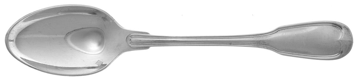 France Silverplate Flatware Place/Oval Soup Spoon by Unknown Mfg Silver-1