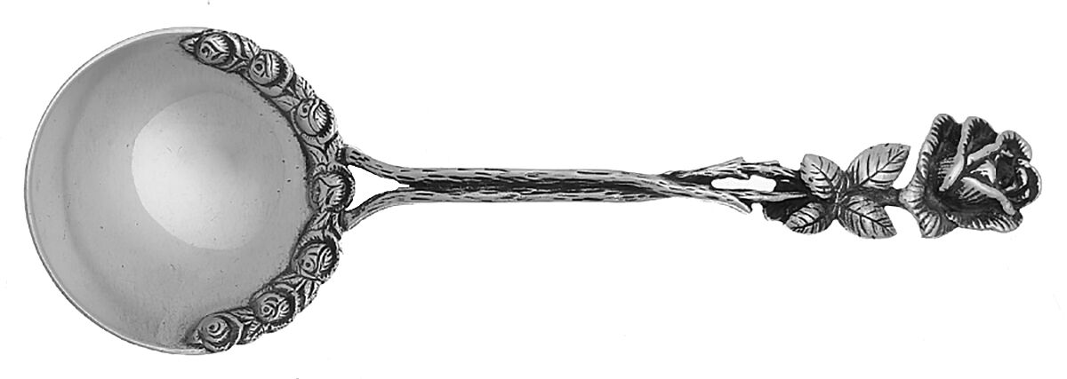European Style Sterling Flatware Solid Bon Bon Spoon by Unknown Mfg Silver-1