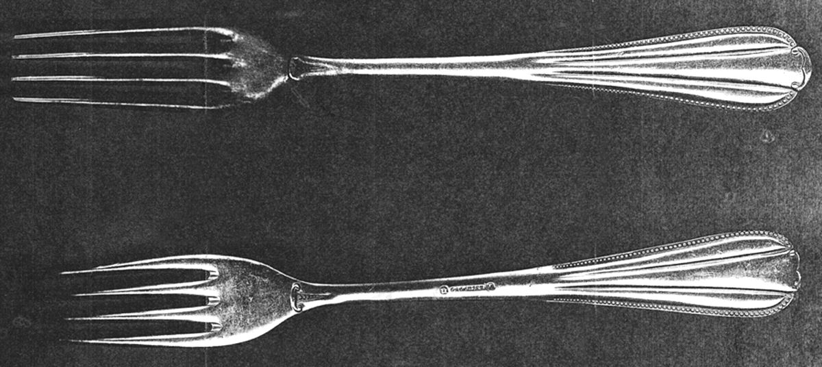 Gag (Silverplate) Fork by Unknown Mfg Silver-1