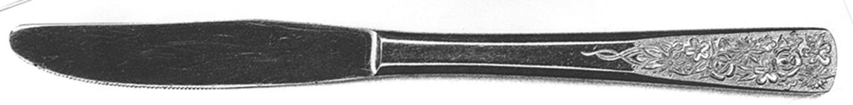 UNF1097 (Stainless) Modern Solid Knife by Unknown Mfg Silver-1