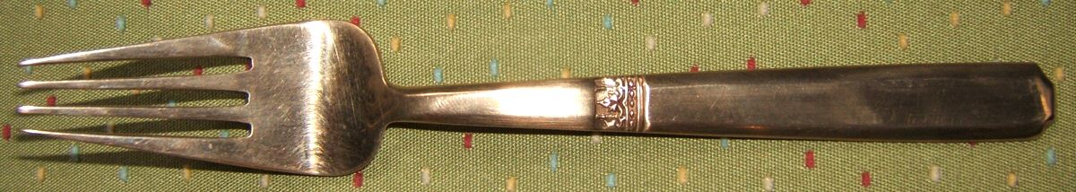 UNF1098 (Bronzeware) Fork by Unknown Mfg Silver-1