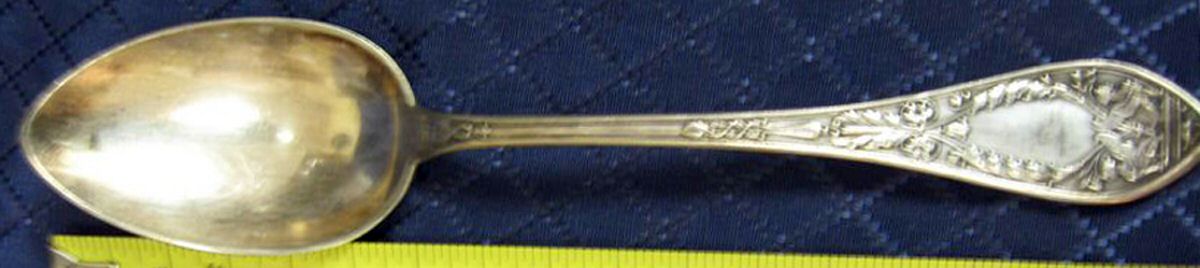 UNF735 (Silverplate) Tablespoon (Serving Spoon) by Unknown Mfg Silver-1