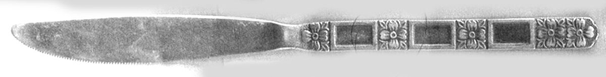 UNF1099 (Stainless) Modern Solid Knife by Unknown Mfg Silver-1