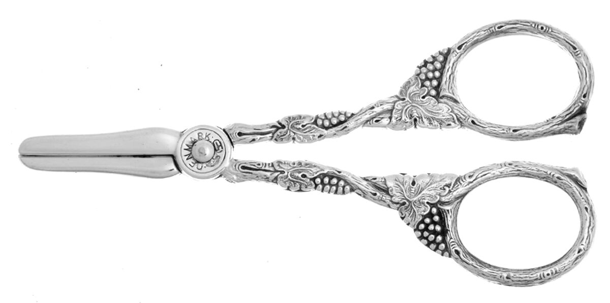 Denmark Silverplate Flatware Grape Shears with Hollow Handle by Unknown Mfg Silver-1