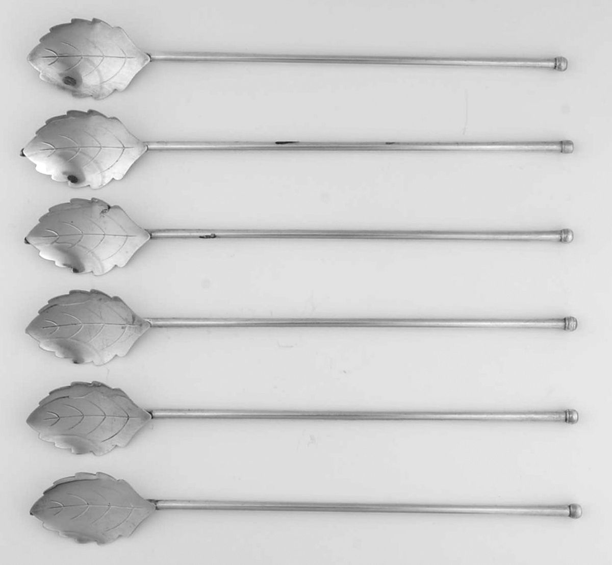 Denmark Silverplate Flatware Tea Sipper - Set of 6 by Unknown Mfg Silver-1