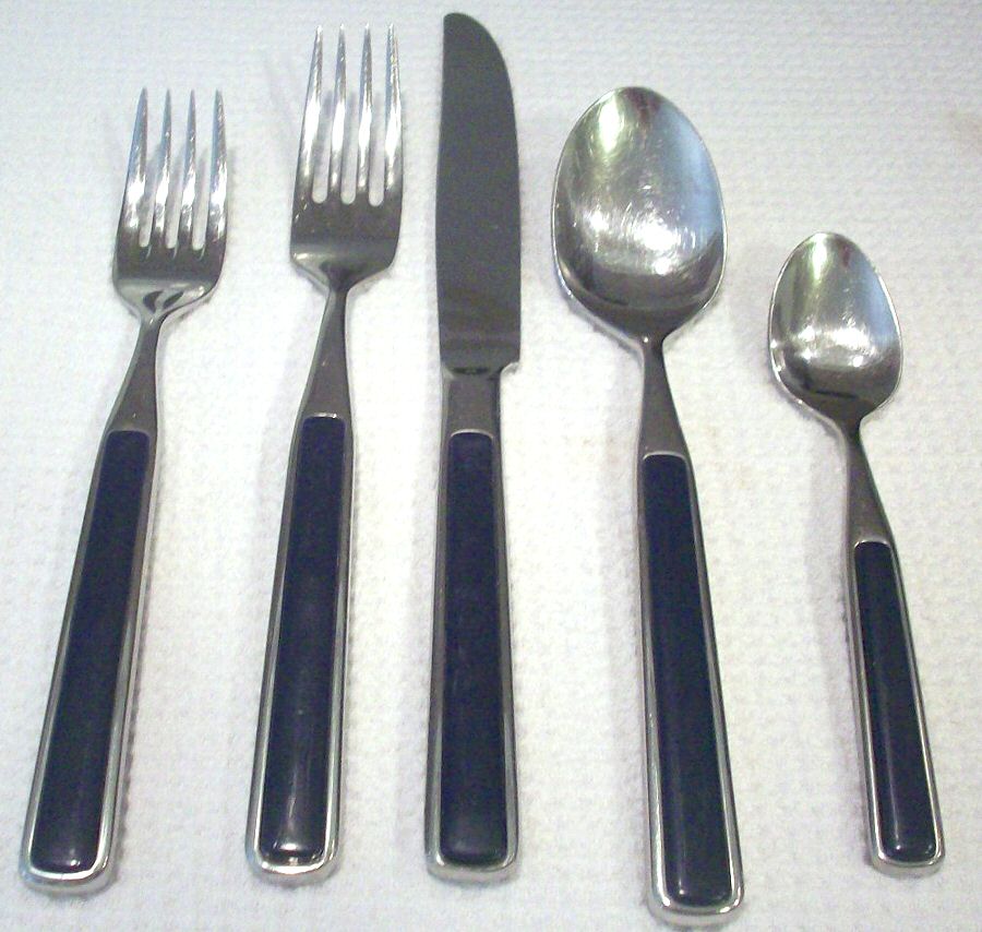Seed-Black (Stainless) Fork by Unknown Mfg Silver-1