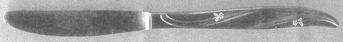 UNF1109 (Stainless) Modern Solid Knife by Unknown Mfg Silver-1