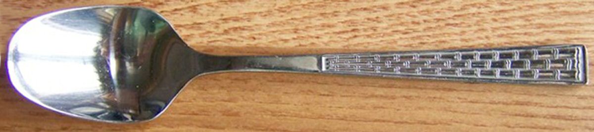 UNF1124 (Stainless) Demitasse Spoon by Unknown Mfg Silver-1