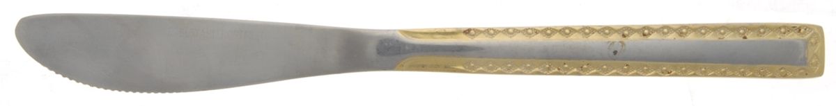 UNF1524GO (Stainless, Gold Accent) Modern Solid Knife by Unknown Mfg Silver-1