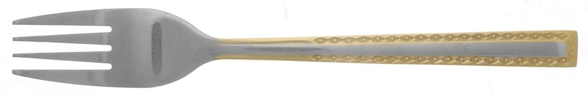 UNF1524GO (Stainless, Gold Accent) Fork by Unknown Mfg Silver-1