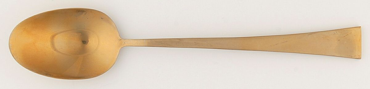 UNF1178 (Bronzeware) Place/Oval Soup Spoon by Unknown Mfg Silver-1