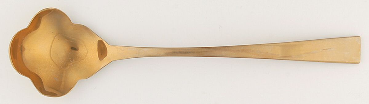 UNF1178 (Bronzeware) Solid Gravy Ladle by Unknown Mfg Silver-1