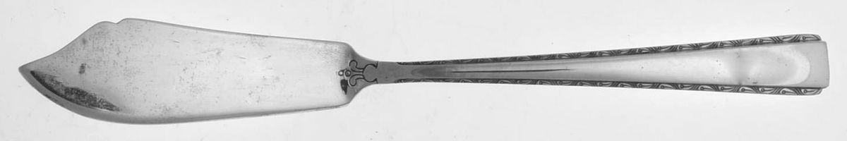 UNF737 (Nickel) Flat Handle Master Butter Knife by Unknown Mfg Silver-1