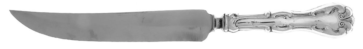 UNF1199 (Sterling) Knife-Carving/Sm-Stn Bld/Steak by Unknown Mfg Silver-1