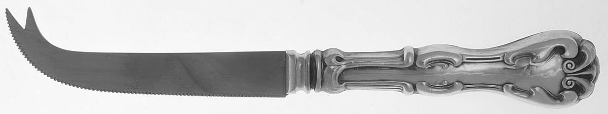 UNF1199 (Sterling) Cheese Scoop with Silverplate Scoop by Unknown Mfg Silver-1
