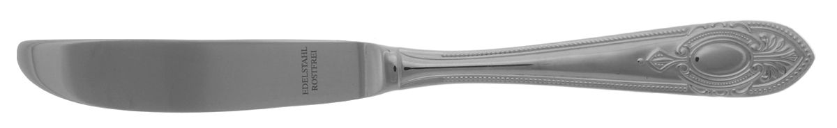 UNF1541 (Stainless, No Gold Accent, Plain Cameo) Modern Solid Knife by Unknown Mfg Silver-1