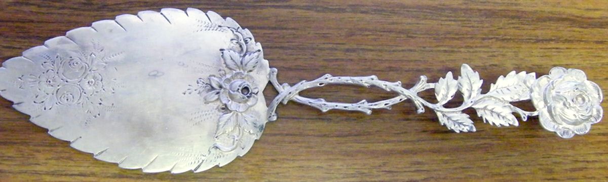 800-89 (Sterling) Pie and Cake Server, Solid Piece by Unknown Mfg Silver-1
