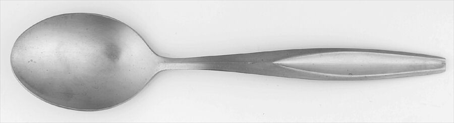 Fontana (Stainless) Place/Oval Soup Spoon by Unknown Mfg Silver-1