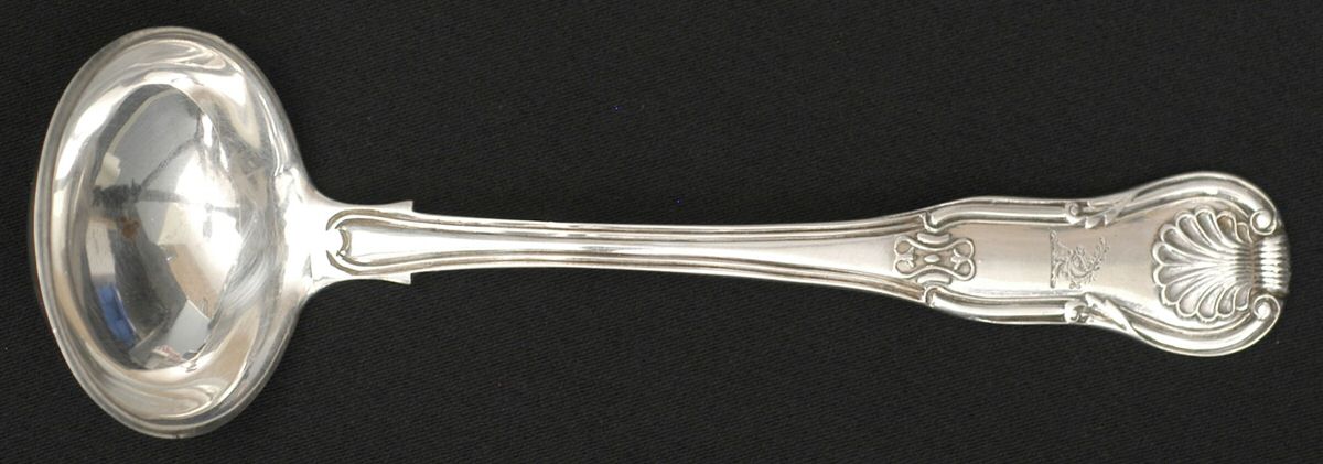 Ireland Sterling Flatware Solid Piece Cream Ladle by Unknown Mfg Silver-1