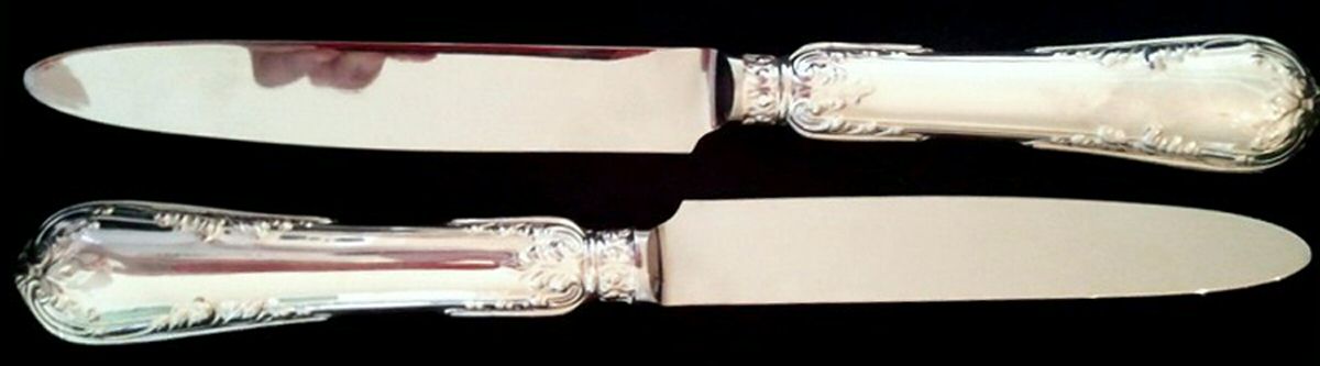 UNF1876 (Sterling) Modern Hollow Knife by Unknown Mfg Silver-1
