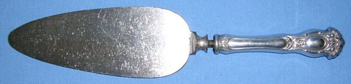 UNF1213 (Sterling) Pie Server with Silverplate Blade by Unknown Mfg Silver-1