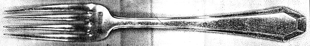 UNF1217 (Silverplate) Fork by Unknown Mfg Silver-1