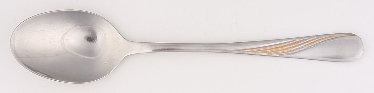 UNF1546 (Stainless) Dessert/Oval Soup Spoon by Unknown Mfg Silver-1