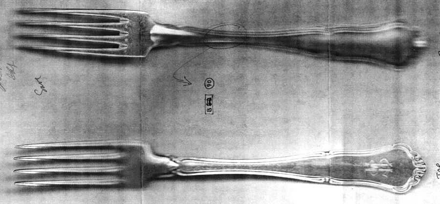 90-5 (Silverplate) Fork by Unknown Mfg Silver-1