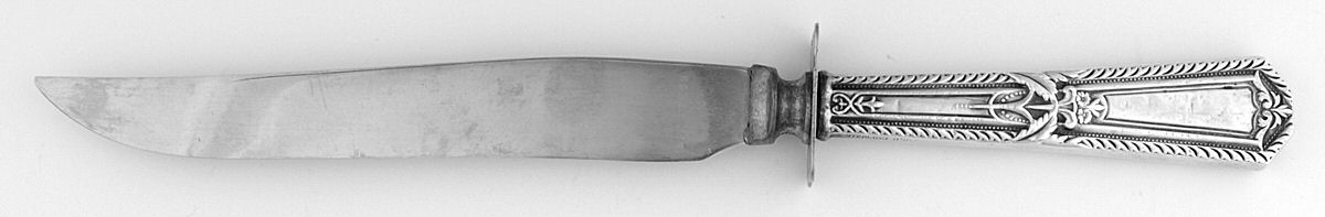 UNF1234 (Sterling) Small Steak Carving Knife with Stainless Blade by Unknown Mfg Silver-1