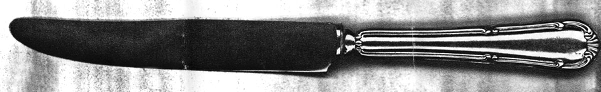 800-99 (Sterling) New French Hollow Knife by Unknown Mfg Silver-1