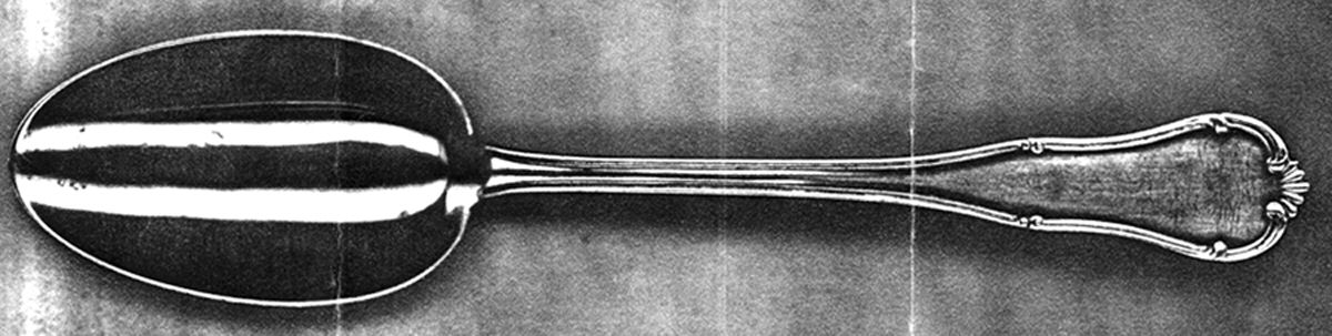 800-99 (Sterling) Tablespoon (Serving Spoon) by Unknown Mfg Silver-1