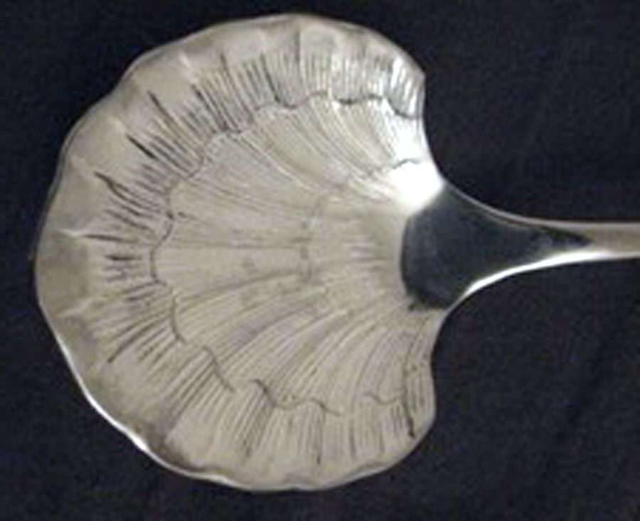 UNF800-102(Sterling) Solid Bon Bon Spoon by Unknown Mfg Silver-1