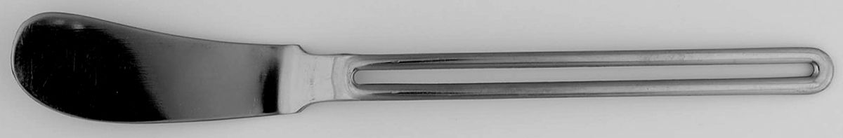UNF1244 (Stainless) Flat Handle Master Butter Knife by Unknown Mfg Silver-1