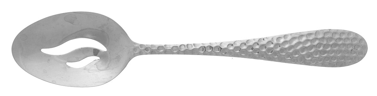 UNF1245 (Stainless) Pierced Tablespoon (Serving Spoon) by Unknown Mfg Silver-1